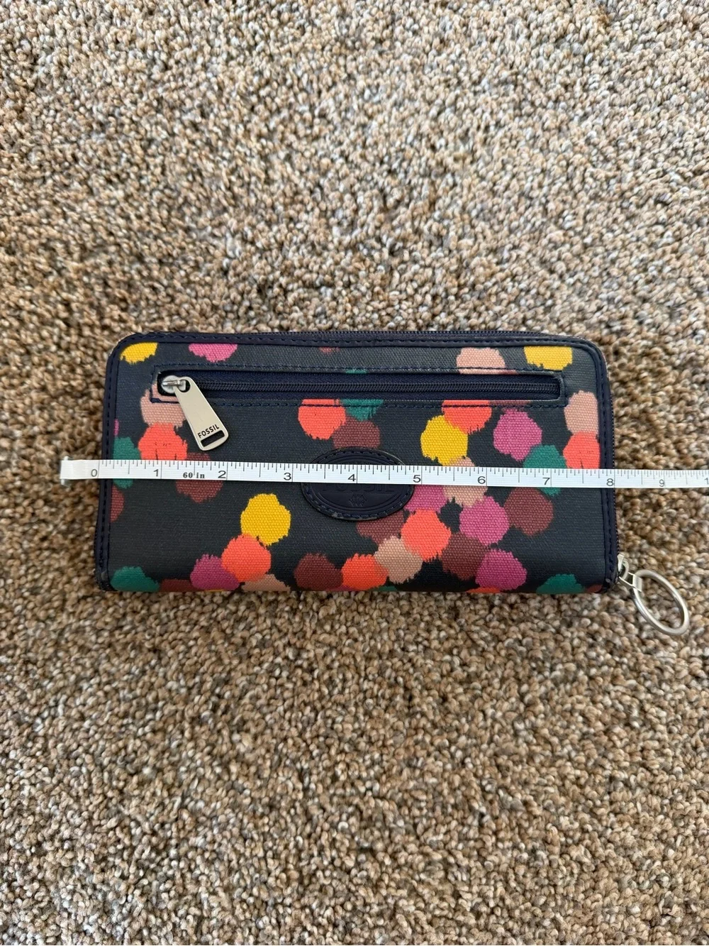 FOSSIL Colorful Polka Dots Large Wallet